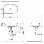 Chậu rửa mặt lavabo TOTO PJS05WE#MW đá, đặt bàn - Ảnh 5