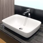 Chậu rửa mặt lavabo TOTO PJS06WE#MW đá, đặt bàn - Ảnh 2