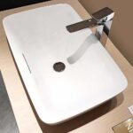 Chậu rửa mặt lavabo TOTO PJS06WE#GW đá, đặt bàn - Ảnh 3