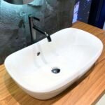 Chậu rửa mặt lavabo TOTO PJS07WE#GW đá, đặt bàn - Ảnh 3