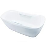 Bồn tắm TOTO PJY1734HPWEN#MW/ TVBF412 đá cẩm thạch đặt sàn, có tay vịn, kèm ống thải TVBF412