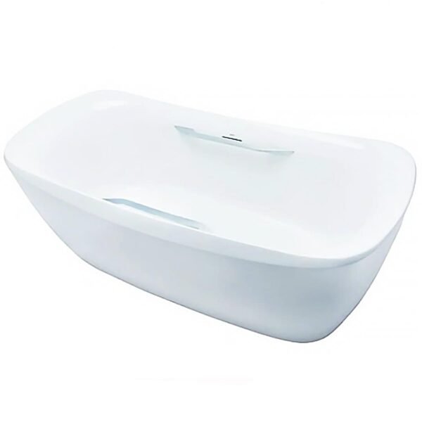 Bồn tắm TOTO PJY1734HPWEN#MW/ TVBF412 đá cẩm thạch đặt sàn, có tay vịn, kèm ống thải TVBF412