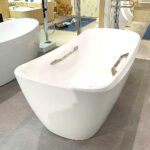 Bồn tắm TOTO PJY1734HPWEN#MW/ TVBF412 đá cẩm thạch đặt sàn, có tay vịn, kèm ống thải TVBF412 - Ảnh 3