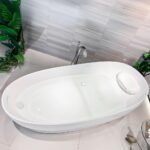 Bồn tắm TOTO PJYD2200PWE#GW đá cẩm thạch đặt sàn massage, đèn Led - Ảnh 4