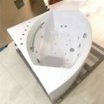 Bồn tắm TOTO PPY1543-4HPE#P dạng góc ngọc trai, bộ xả nhấn DB505R-2B - Ảnh 4