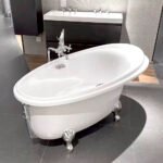 Bồn tắm TOTO PPY1610HPTE#P/ TVBF412 đặt sàn ngọc trai, có tay vịn, kèm ống thải TVBF412 - Ảnh 3