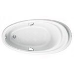 Bồn tắm TOTO PPY1610PTE#S xây ngọc trai, kèm ống thải TVBF412