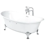 Bồn tắm TOTO PPY1806PWNE#S đặt sàn ngọc trai, kèm chân