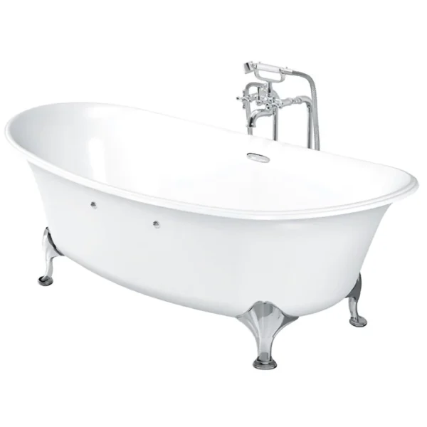 Bồn tắm TOTO PPY1806PWNE#S đặt sàn ngọc trai, kèm chân