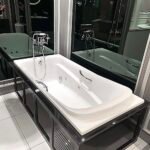 Bồn tắm TOTO PPYK1760ZRPNE#P/ TVBF412/ DB505R-2B đặt sàn ngọc trai, massage, kèm ống thải TVBF412 - Ảnh 2