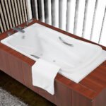 Bồn tắm TOTO PPYK1760ZRPNE#P/ TVBF412/ DB505R-2B đặt sàn ngọc trai, massage, kèm ống thải TVBF412 - Ảnh 6