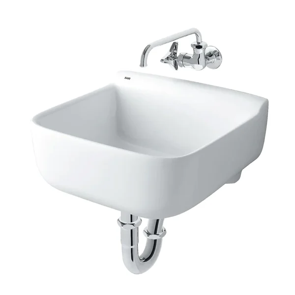 Chậu rửa mặt lavabo INAX S-17V/ BW1 (S17V) treo tường