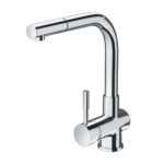 Vòi chén INAX SFV-1013SX (SFV1013XS) nóng lạnh, có dây rút