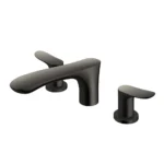 Vòi xả bồn tắm TOTO TBG01201BA#MBL dòng GO (3 lỗ) đen mờ