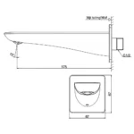 Vòi xả bồn tắm TOTO TBG02001B#PN âm tường dòng GR , màu Nikel bóng - Ảnh 5