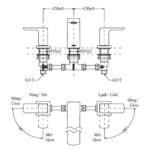 Vòi xả bồn tắm TOTO TBG02201BA#MBL nóng lạnh, dòng GR (3 lỗ), màu đen mờ - Ảnh 2