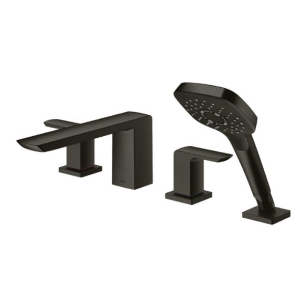 Vòi xả bồn tắm TOTOTBG02202A#MBL nóng lạnh, dòng GR (4 lỗ), màu đen mờ, kèm tay sen