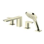 Vòi xả bồn tắm TOTO TBG02202BB#PFG nóng lạnh, dòng GR (4 lỗ), màu vàng Pháp bóng, kèm tay sen