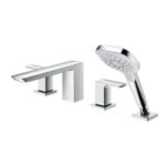 Vòi xả bồn tắm TOTO TBG02202BB, nóng lạnh, dòng GR (4 lỗ), màu Crom bóng, kèm tay sen