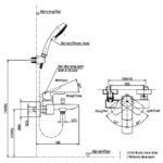 Vòi sen tắm TOTO TBG02302VA nóng lạnh (không kèm tay sen) - Ảnh 5