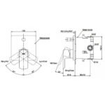 Van điều chỉnh nhiệt độ TOTO TBG02304BA/ TBN01001B (kèm phụ kiện âm tường) - Ảnh 5