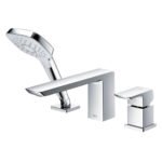 Vòi xả bồn tắm TOTO TBG02305BB nóng lạnh, dòng GR (3 lỗ), màu chrome, kèm tay sen
