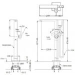 Sen cây bồn tắm TOTO TBG02306BA#PFG dòng GR mạ vàng Pháp bóng - Ảnh 6