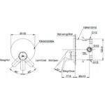 Van điều chỉnh nhiệt độ TOTO TBG03303BB#MBL (không kèm phụ kiện âm tường) - Ảnh 2