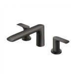 Vòi xả bồn tắm TOTO TBG04201BA#MBL nóng lạnh, dòng GA (3 lỗ), màu đen mờ