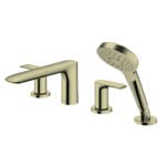 Vòi xả bồn tắm TOTO TBG04202BB#BFG nóng lạnh, dòng GA (4 lỗ), màu vàng pháp mờ, kèm tay sen