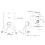 Van điều chỉnh nhiệt độ TOTO TBG04303BA/ TBN01001B (kèm phụ kiện âm tường) - Ảnh 2