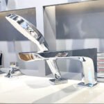 Vòi xả bồn tắm TOTO TBG07202A#MBL nóng lạnh, dòng GE (4 lỗ), màu đen mờ, kèm tay sen - Ảnh 4