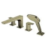 Vòi xả bồn tắm TOTO TBG07202A#BFG nóng lạnh, dòng GE (4 lỗ), màu Vàng pháp mờ, kèm tay sen