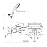 Vòi sen tắm TOTO TBG07302VA/ TBW02017A nóng lạnh - Ảnh 4