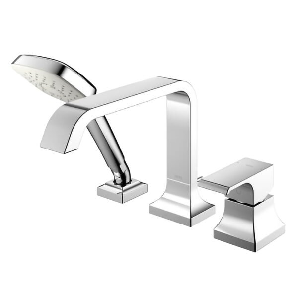 Vòi xả bồn tắm TOTO TBG08305AA nóng lạnh, dòng GC (3 lỗ), màu chrome, kèm tay sen
