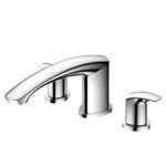 Vòi xả bồn tắm TOTO TBG09201B#PN nóng lạnh, dòng GM (3 lỗ), màu Nickel bóng