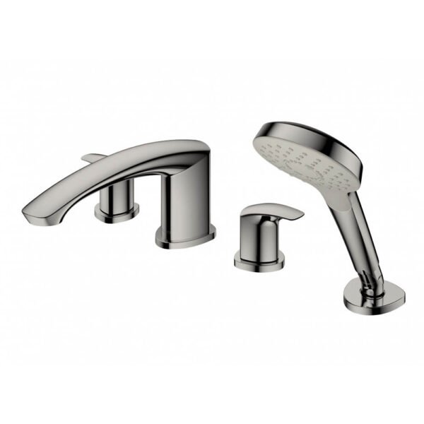 Vòi xả bồn tắm TOTO TBG09202A#BN nóng lạnh, dòng GM (4 lỗ), màu Nickel mờ, kèm tay sen