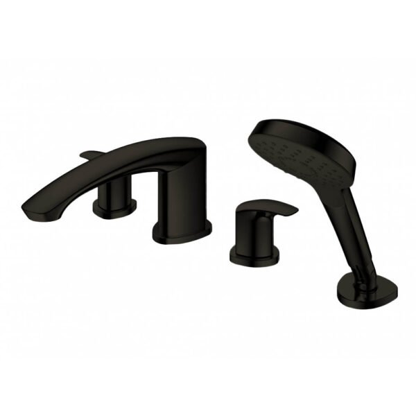 Vòi xả bồn tắm TOTO TBG09202A#MBL nóng lạnh, dòng GM (4 lỗ), màu đen mờ, kèm tay sen