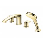 Vòi xả bồn tắm TOTO TBG09202A#PBR nóng lạnh, dòng GM (4 lỗ), màu Đồng bóng, kèm tay sen