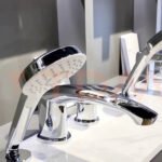 Vòi xả bồn tắm TOTO TBG09202A#PBR nóng lạnh, dòng GM (4 lỗ), màu Đồng bóng, kèm tay sen - Ảnh 2