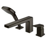 Vòi xả bồn tắm TOTO TBG10305BC#MBL nóng lạnh, dòng GB (3 lỗ), màu đen mờ, kèm tay sen