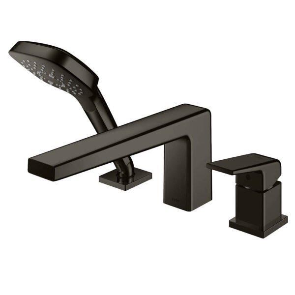 Vòi xả bồn tắm TOTO TBG10305BC#MBL nóng lạnh, dòng GB (3 lỗ), màu đen mờ, kèm tay sen