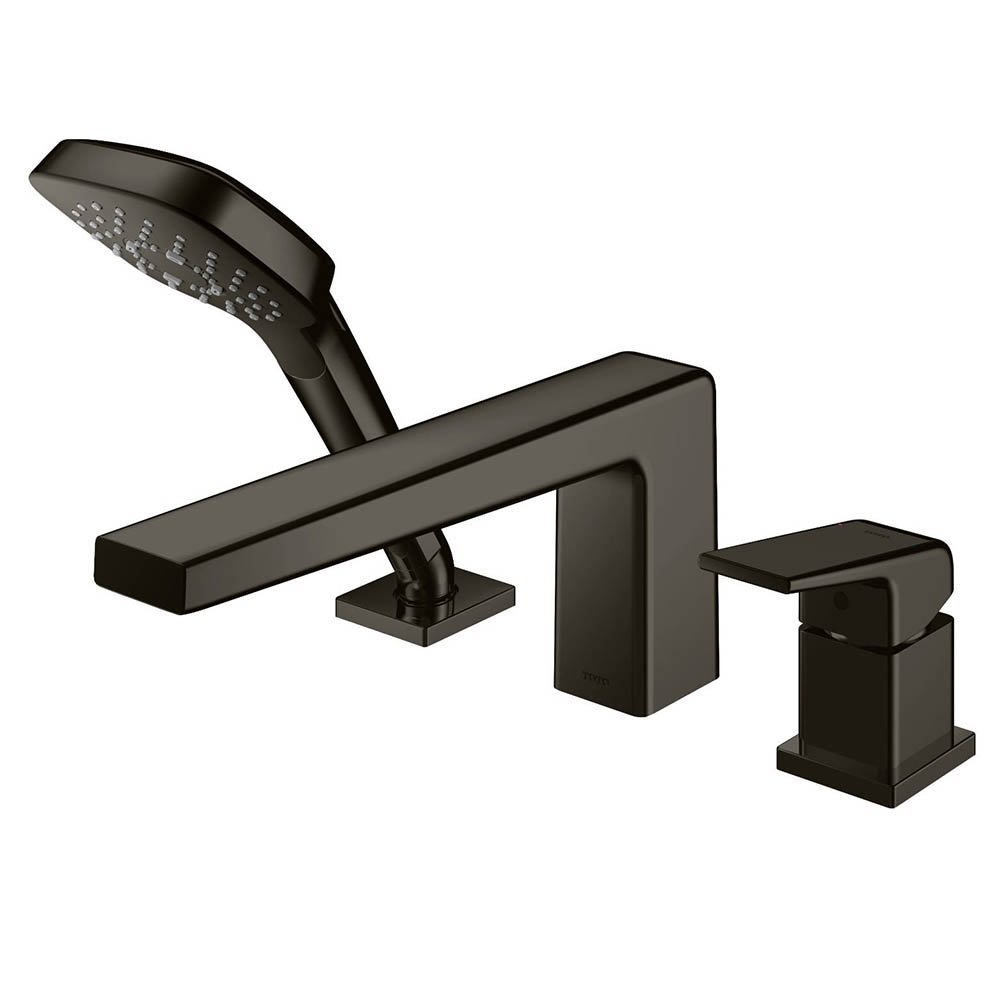 tbg10305bc-1-4921.jpg Vòi xả bồn tắm TOTO TBG10305BC#MBL nóng lạnh, dòng GB (3 lỗ), màu đen mờ, kèm tay sen - Ảnh 1