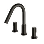 Vòi xả bồn tắm TOTO TBG11201B#MBL nóng lạnh, dòng GF (3 lỗ), màu đen mờ