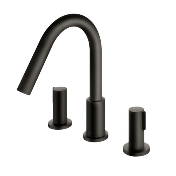 Vòi xả bồn tắm TOTO TBG11201B#MBL nóng lạnh, dòng GF (3 lỗ), màu đen mờ