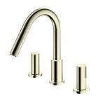 Vòi xả bồn tắm TOTO TBG11201B#PFG nóng lạnh, dòng GF (3 lỗ), màu vàng Pháp bóng