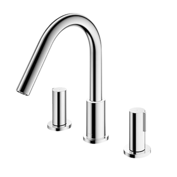 Vòi xả bồn tắm TOTO TBG11201B nóng lạnh, dòng GF (3 lỗ), màu chrome