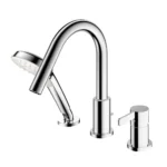 Vòi xả bồn tắm TOTO TBG11305AA nóng lạnh, dòng GF (3 lỗ), màu chrome, kèm tay sen