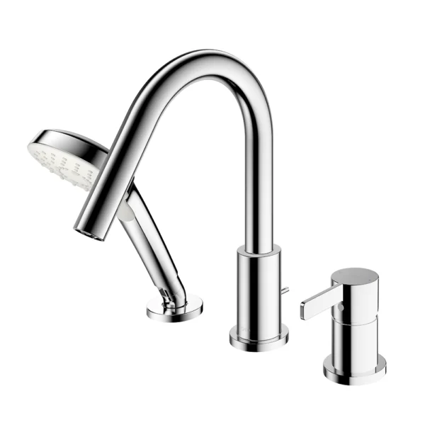 Vòi xả bồn tắm TOTO TBG11305AA nóng lạnh, dòng GF (3 lỗ), màu chrome, kèm tay sen