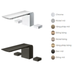 Vòi xả bồn tắm TOTO TBP02201BA nóng lạnh, dòng ZL (3 lỗ), màu chrome - Ảnh 6